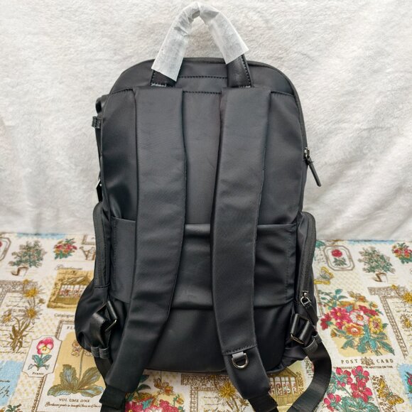 👑POSH NWT Tumi Voyageur Backpack Women's Black Tactical Nylon Commuter Bag - Picture 2 of 8